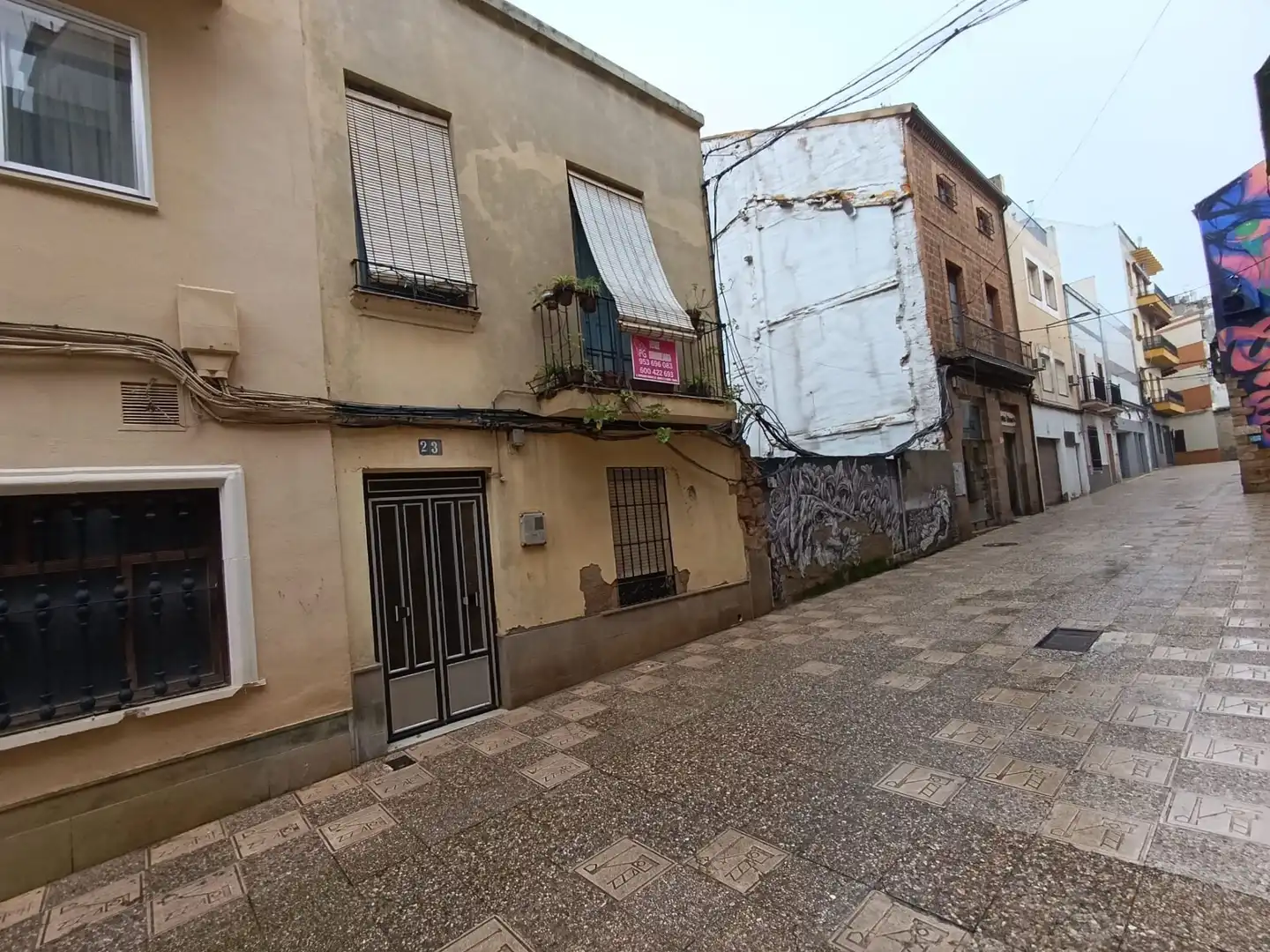 Vista exterior de Casa adosada en venta en Linares