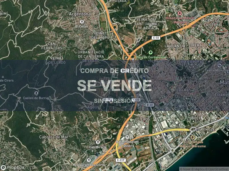 Piso en venta en Cabrera de Mar