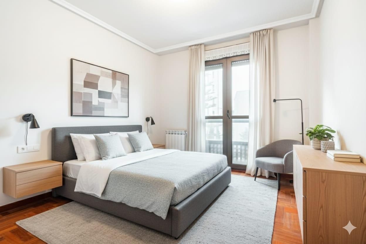 Bedroom of Flat for sale in Oviedo   with Heating, Terrace and Storage room