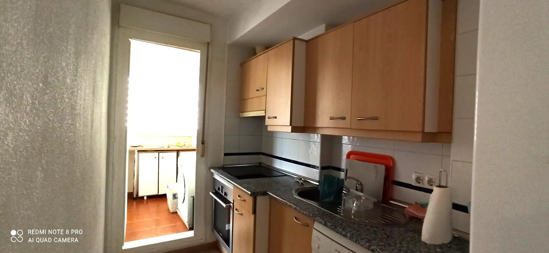 Cuina de Pis de lloguer en Villajoyosa / La Vila Joiosa amb Aire condicionat, Jardí privat i Terrassa
