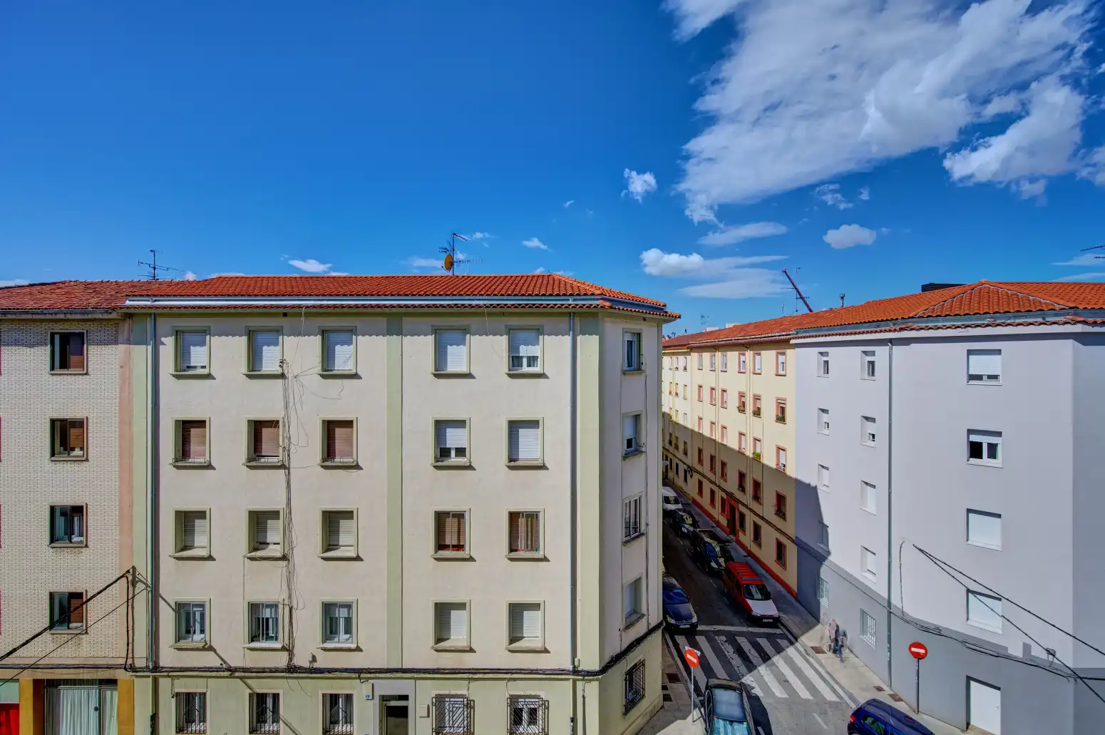 Exterior view of Flat for sale in Burlada / Burlata  with Heating and Parquet flooring