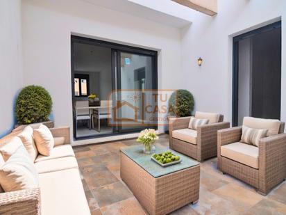 Terrace of Single-family semi-detached for sale in Cáceres Capital  with Air Conditioner, Heating and Private garden