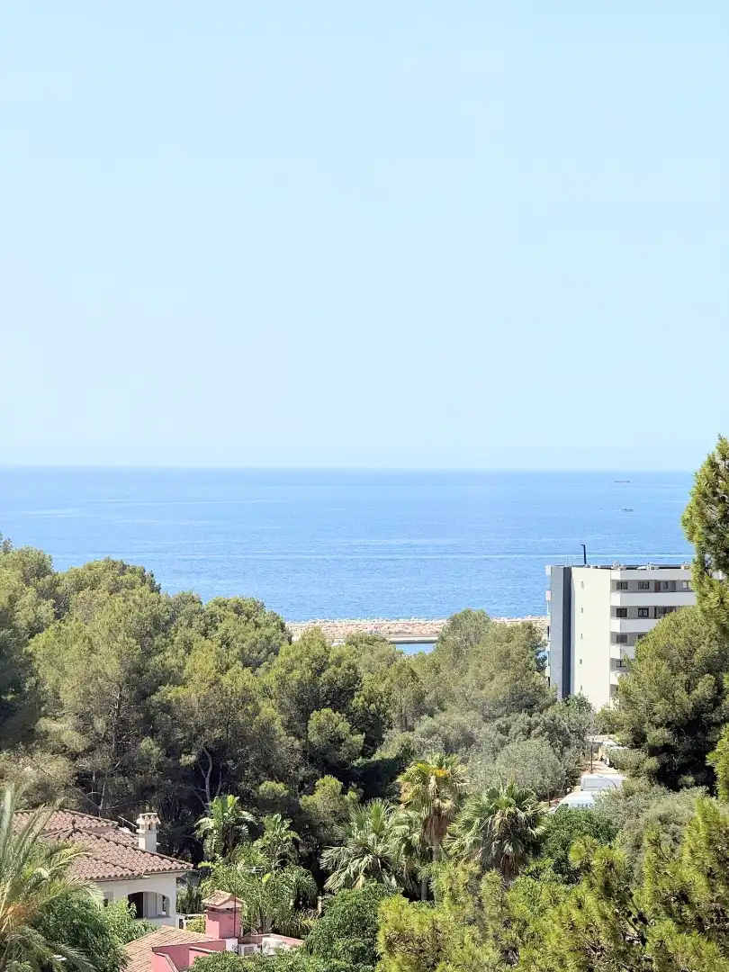 Vista exterior de Pis de lloguer en Calvià amb Aire condicionat, Calefacció i Moblat