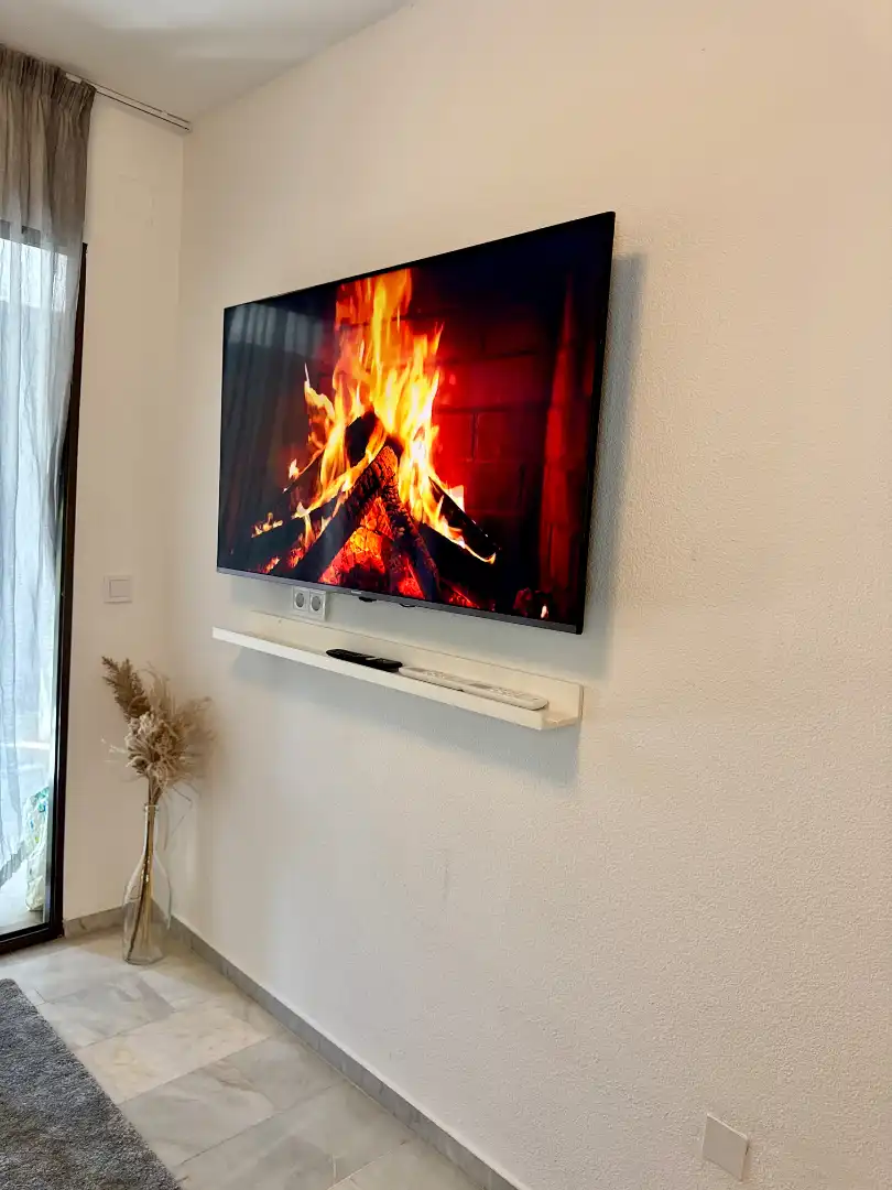 Living room of Flat for sale in Benidorm  with Air Conditioner, Terrace and Furnished