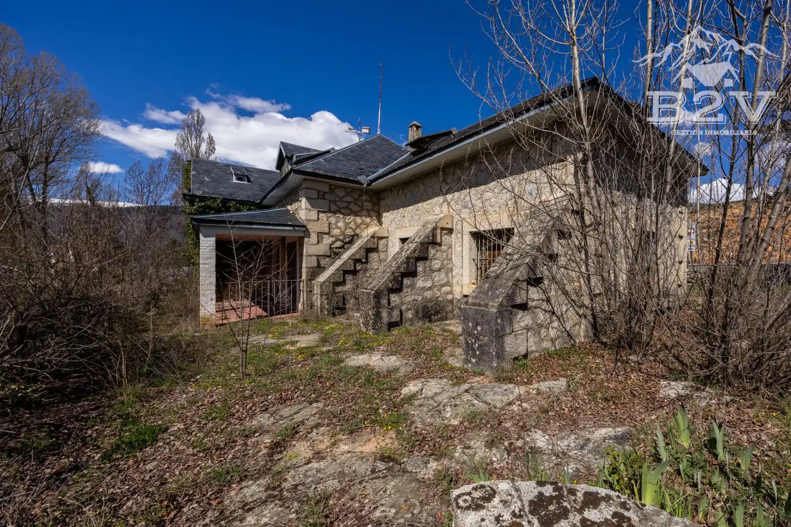 Vista exterior de Casa o chalet en venta en Alameda del Valle con Calefacción, Jardín privado y Terraza