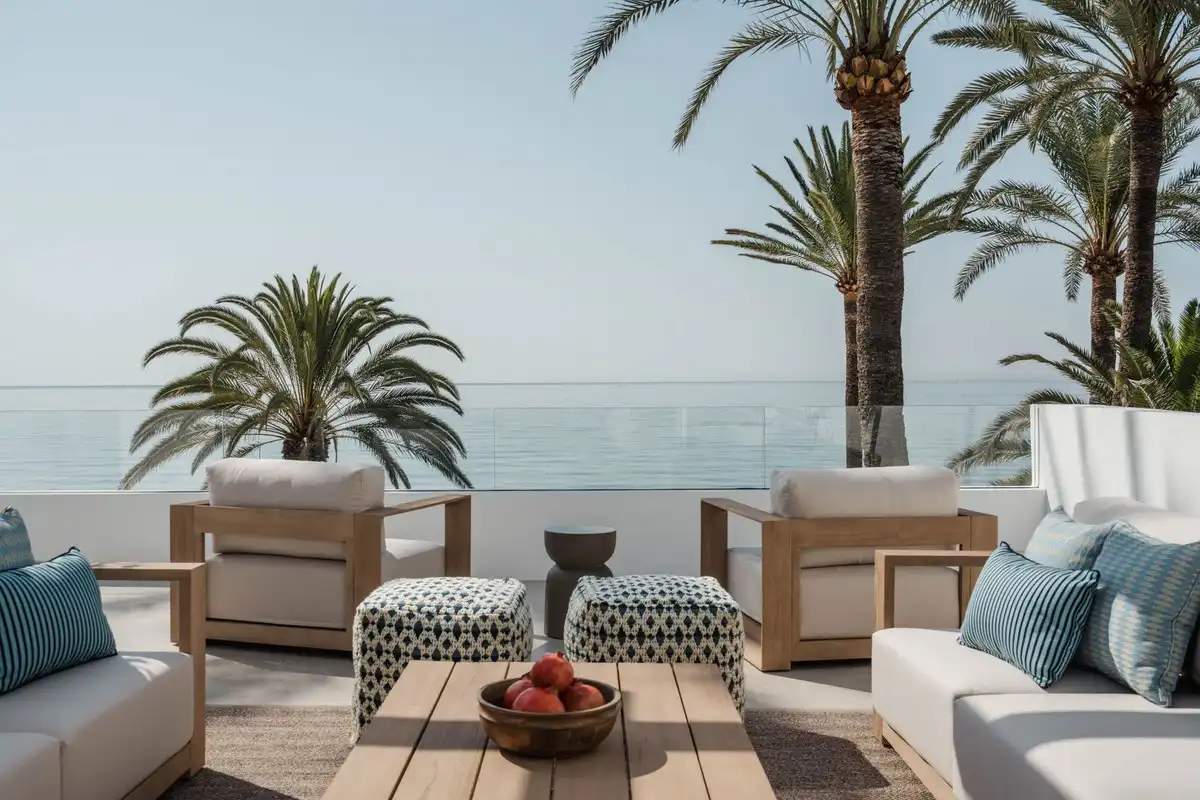 Terrassa de Casa adosada en venda en Marbella amb Aire condicionat, Jardí privat i Terrassa