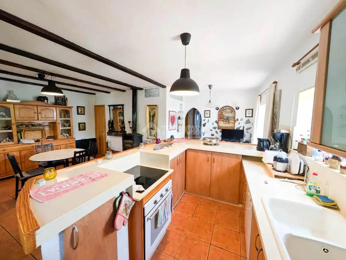 Cocina de Casa o chalet en venta en Valsequillo de Gran Canaria con Aire acondicionado y Parquet