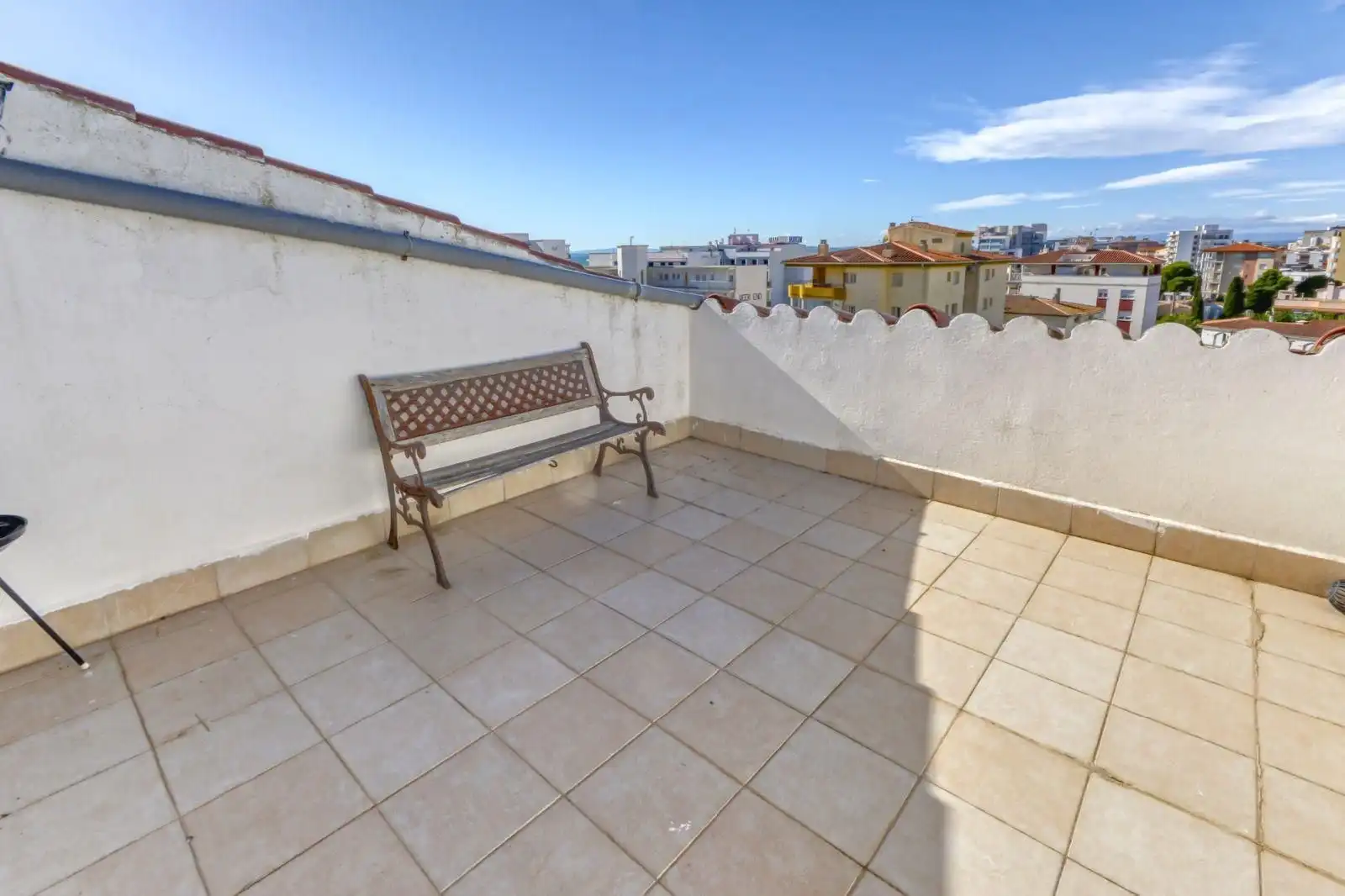 Terrace of Apartments for sale in Roses  with Air Conditioner, Terrace and Furnished