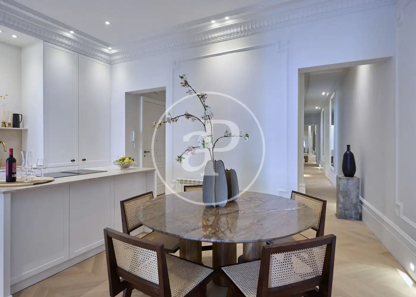 Dining room of Flat for sale in Madrid  with Air Conditioner, Heating and Balcony
