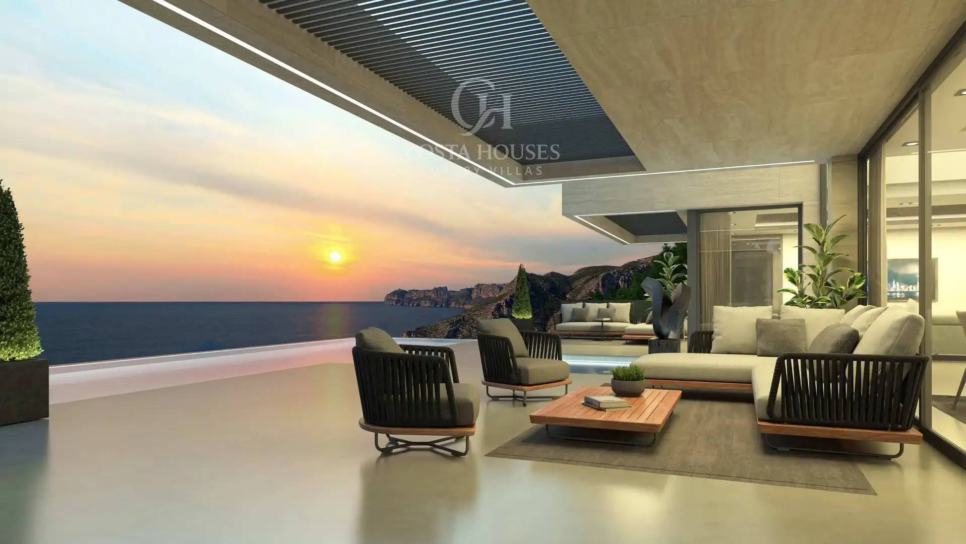 Terraza de Casa o chalet en venta en Jávea / Xàbia con Aire acondicionado, Jardín privado y Terraza