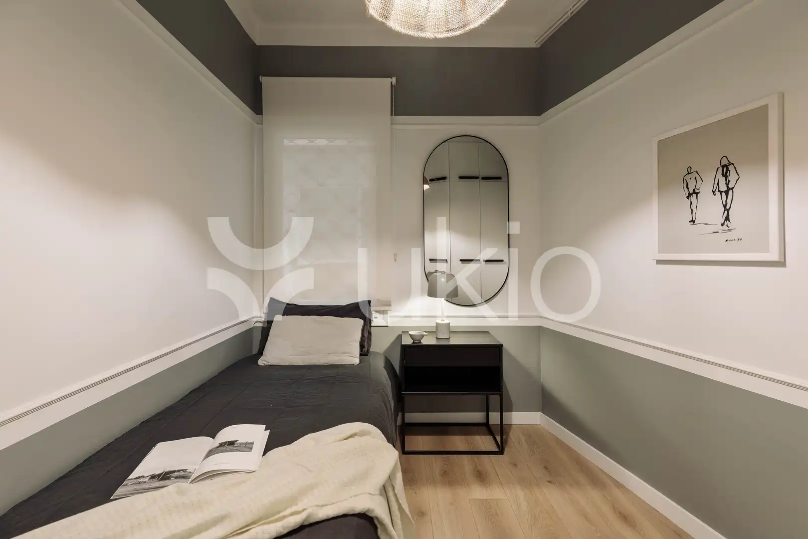 Habitación de Apartamento de alquiler en Barcelona con Aire acondicionado, Calefacción y Terraza