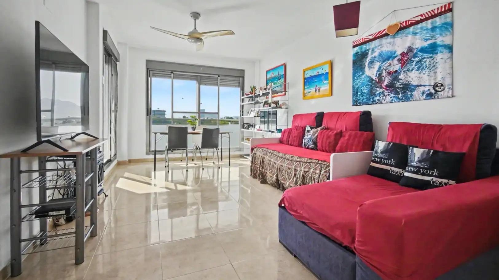 Living room of Apartments for sale in Oliva  with Air Conditioner, Heating and Private garden