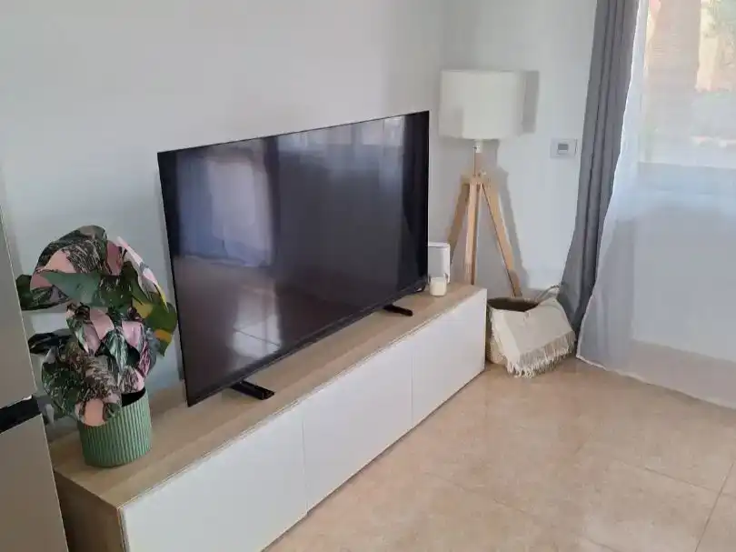 Living room of Flat for rent in La Oliva  with Swimming Pool and Furnished