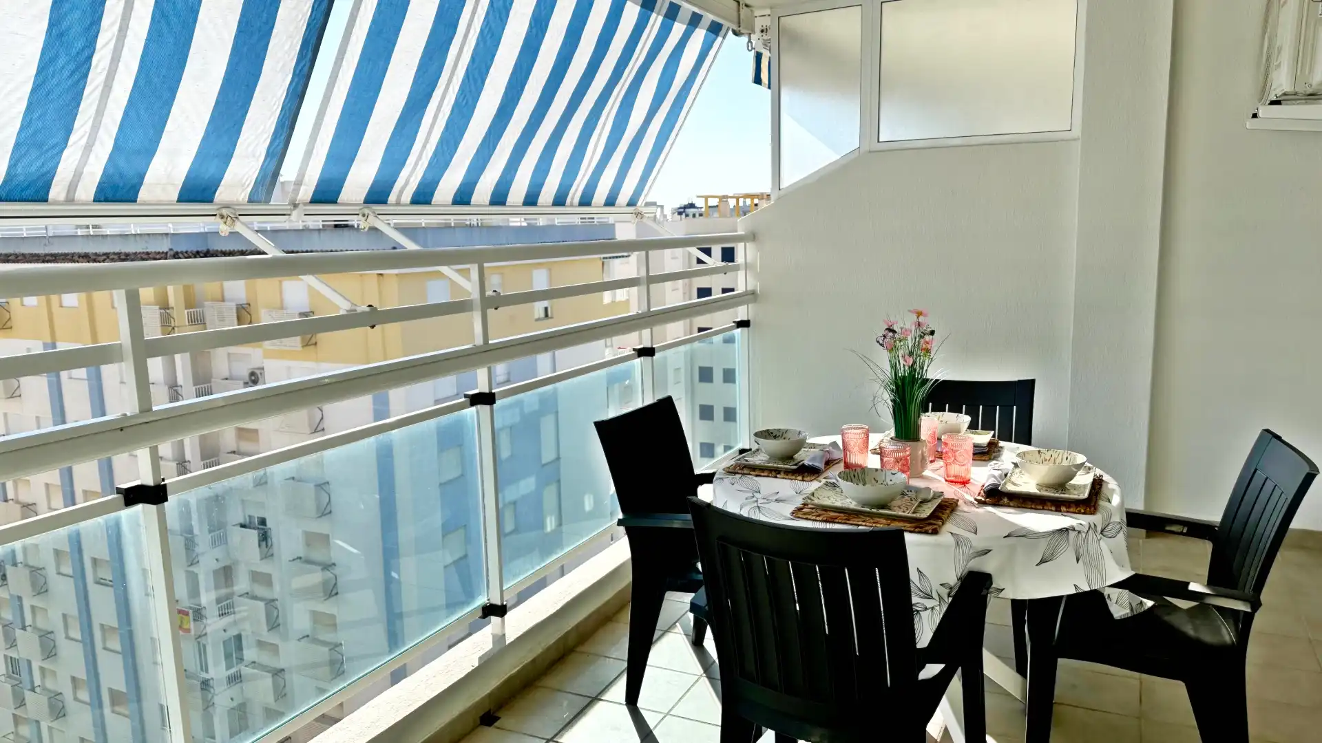 Terrassa de Apartament de lloguer en Gandia amb Aire condicionat, Calefacció i Terrassa