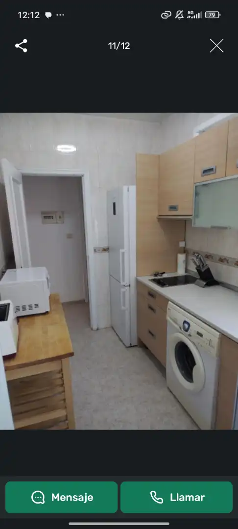 Cuina de Pis de lloguer en Granada amb Moblat