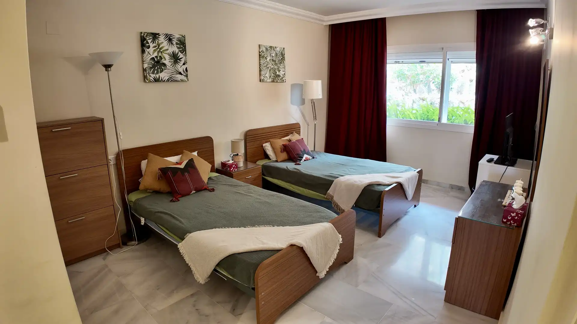 Bedroom of Flat for rent in Marbella  with Air Conditioner, Heating and Private garden