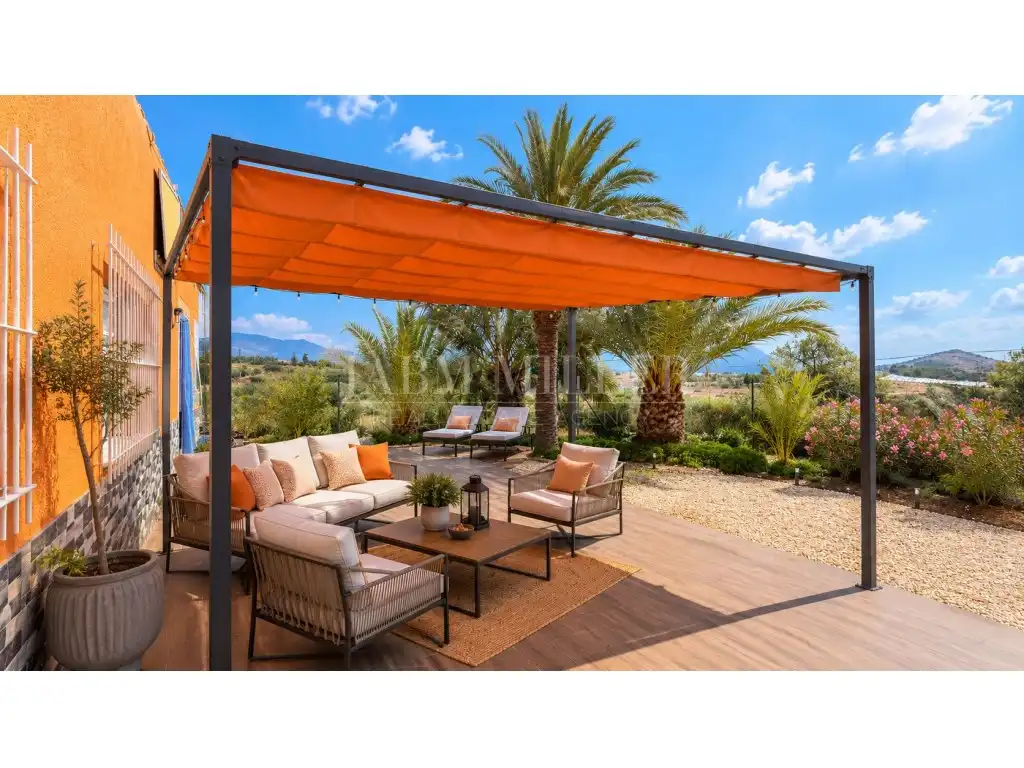 Terrassa de Finca rústica en venda en Alicante / Alacant amb Aire condicionat, Jardí privat i Terrassa