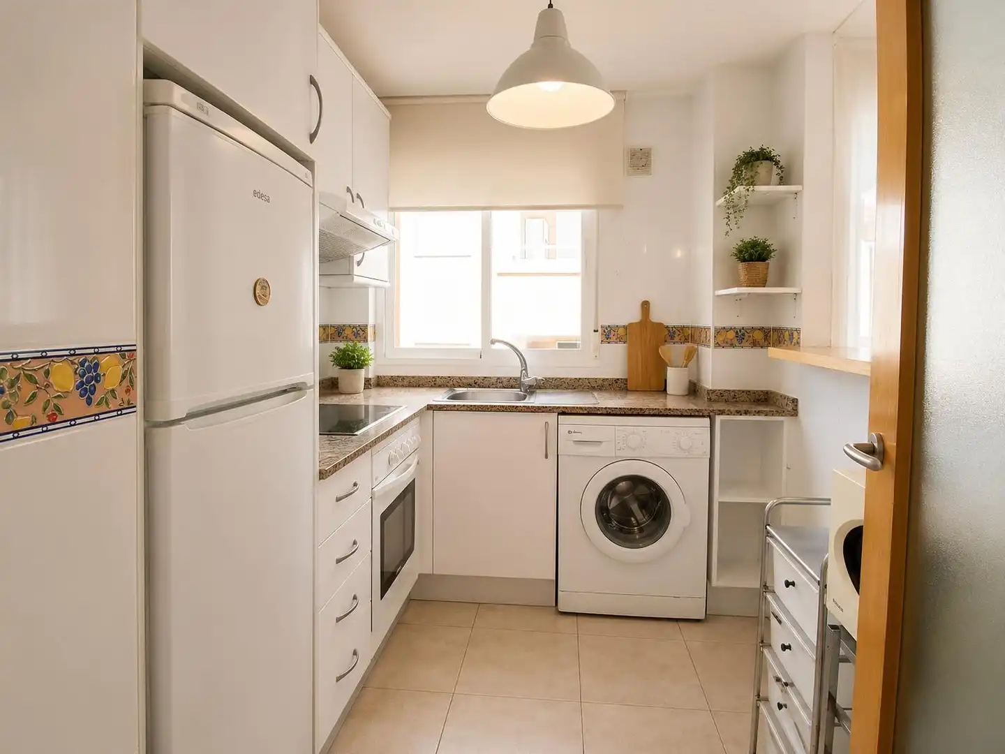 Cocina de Apartamento en venta en Oropesa del Mar / Orpesa con Aire acondicionado, Terraza y Amueblado