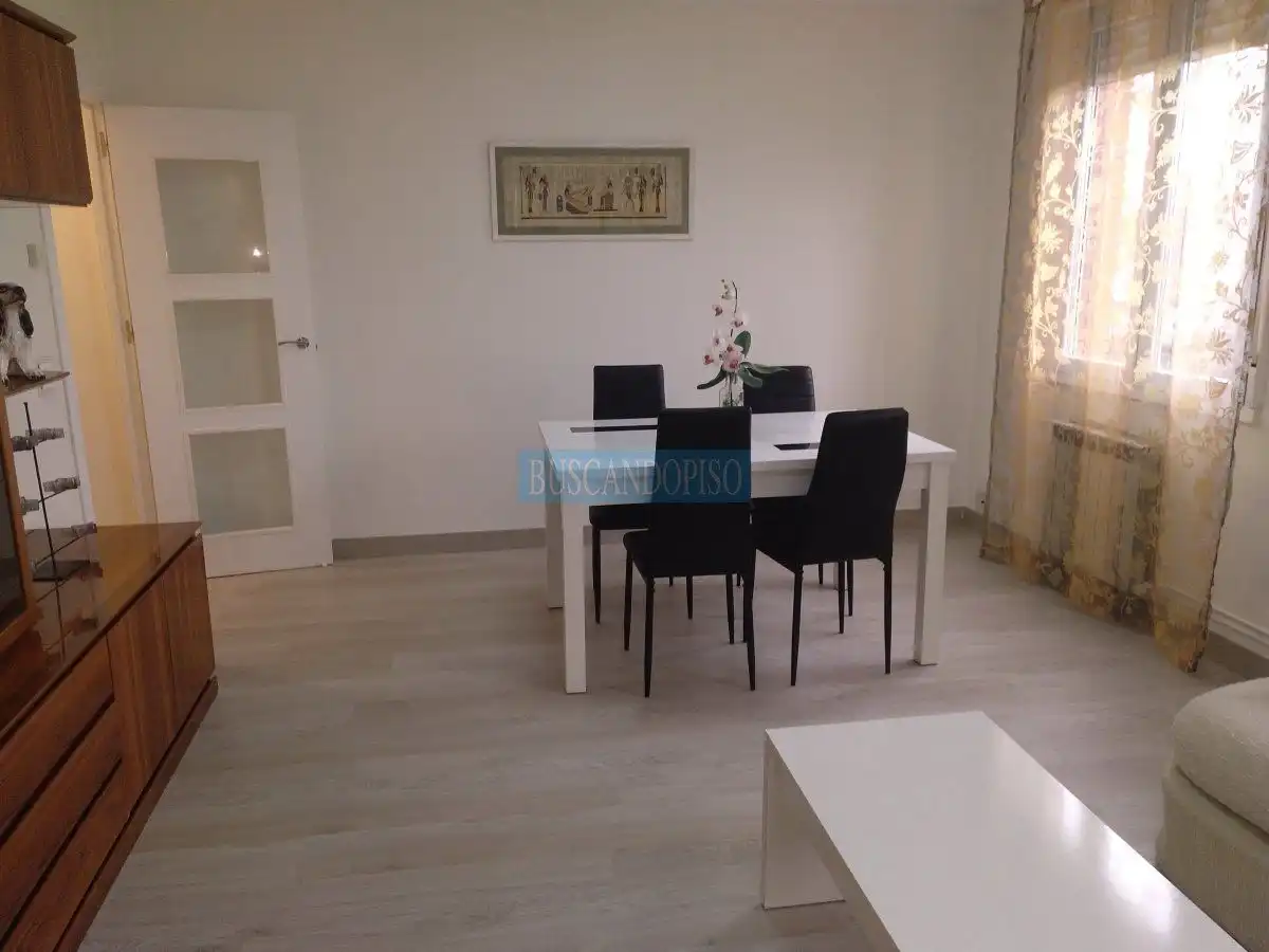 Dining room of Apartments for rent in  Logroño  with Heating, Parquet flooring and Terrace