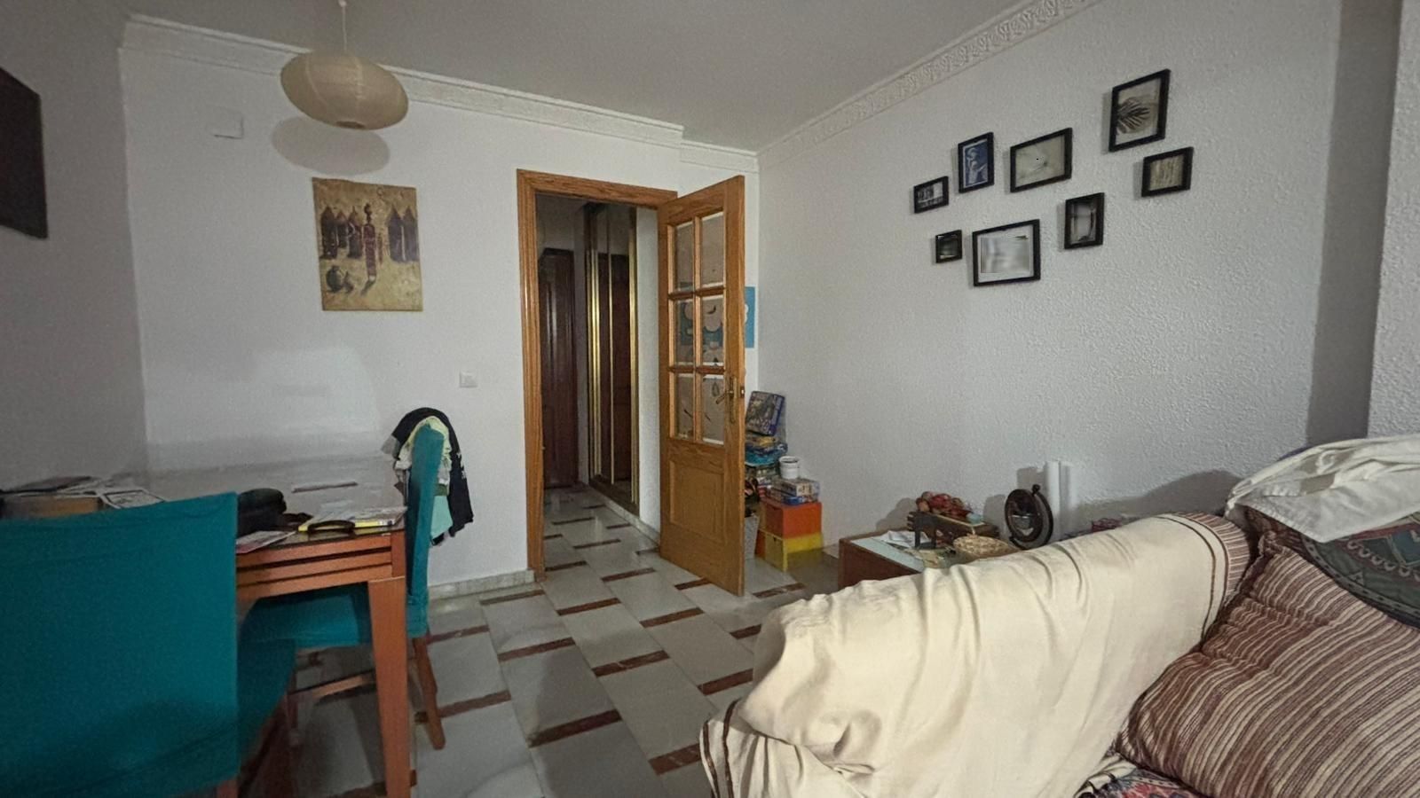 Bedroom of Flat for sale in  Sevilla Capital  with Air Conditioner, Private garden and Terrace