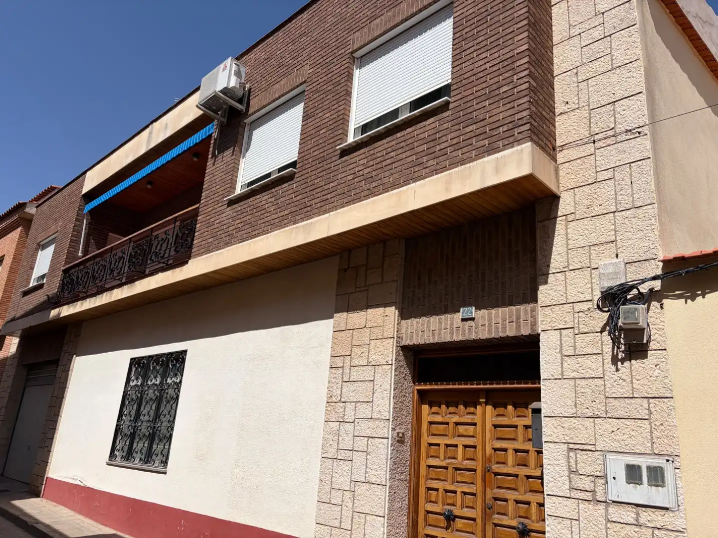 Exterior view of Houses for sale in Villacañas  with Air Conditioner, Heating and Terrace