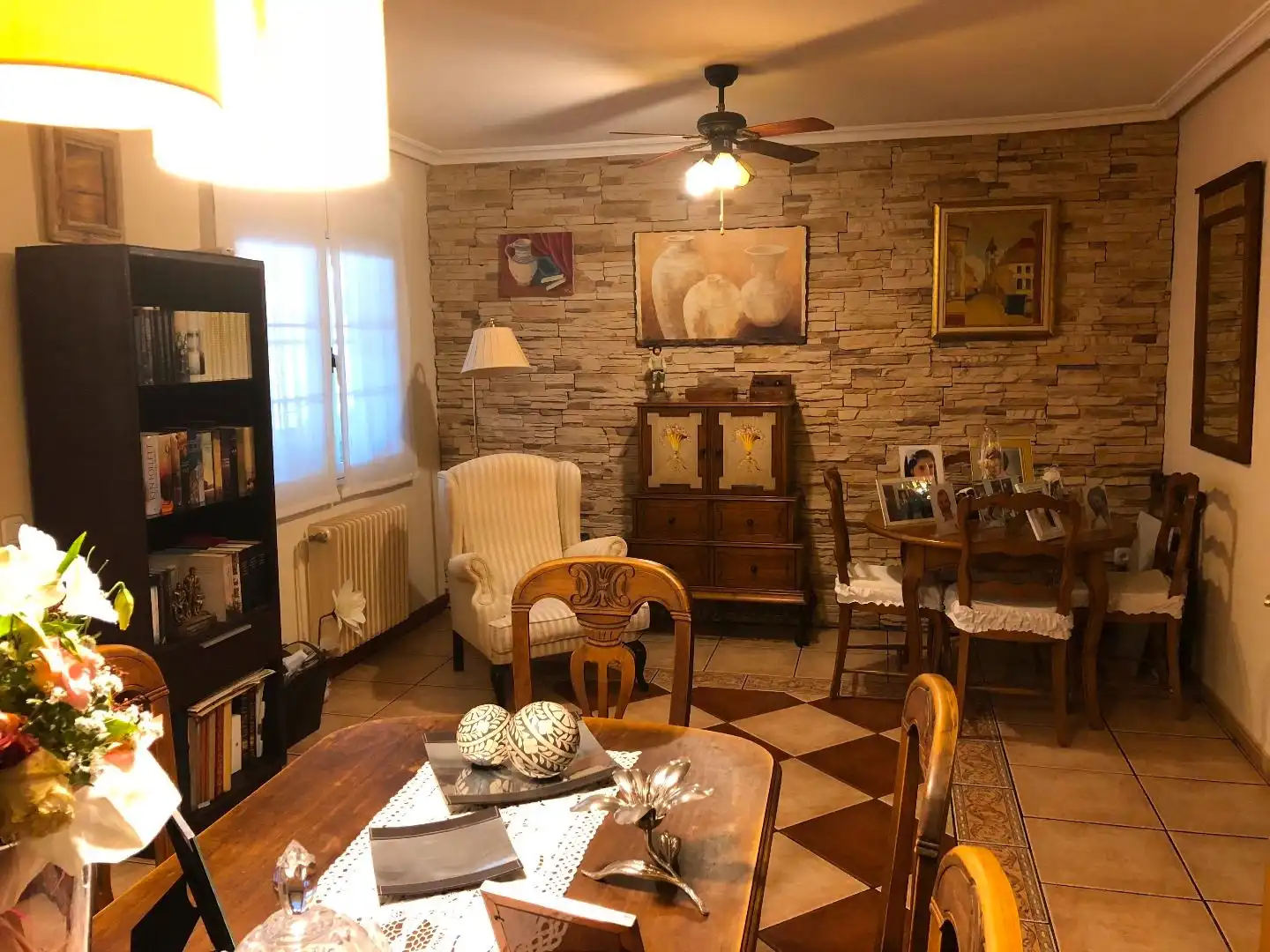 Dining room of Houses for sale in Alcázar de San Juan  with Air Conditioner, Heating and Private garden