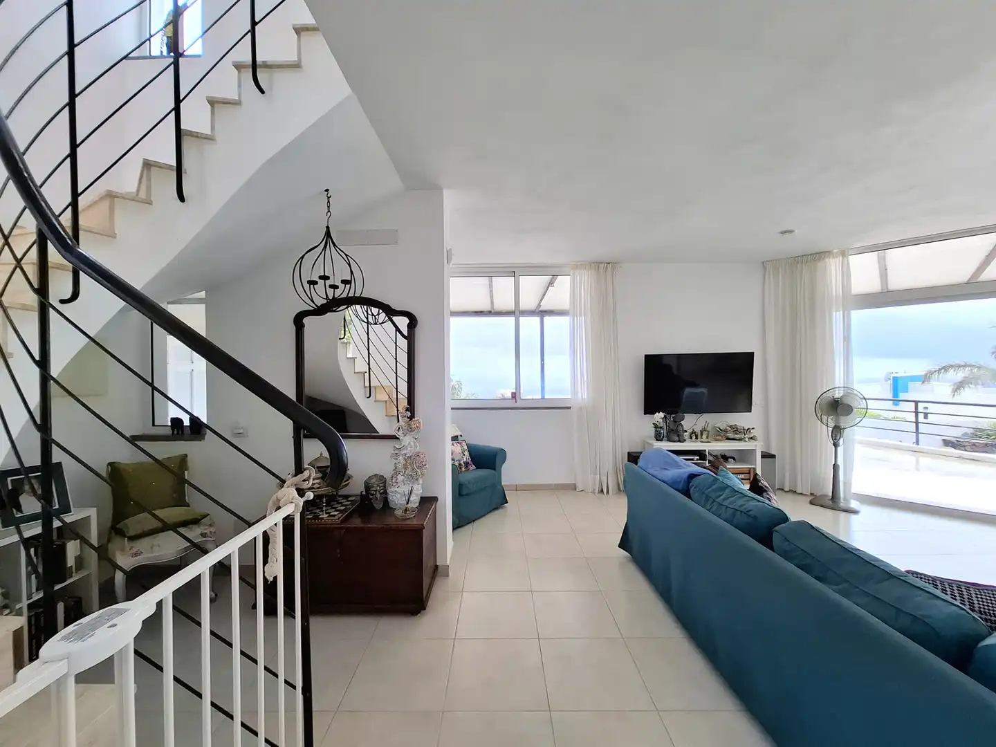 Sala de estar de Casa o chalet en venta en El Rosario con Jardín privado, Terraza y Trastero