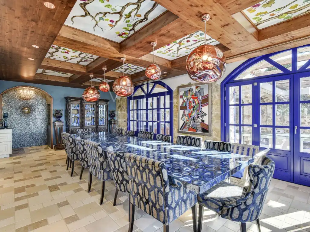 Comedor de Casa o chalet en venta en Castell d'Aro, Platja d'Aro i s'Agaró con Aire acondicionado, Calefacción y Jardín privado