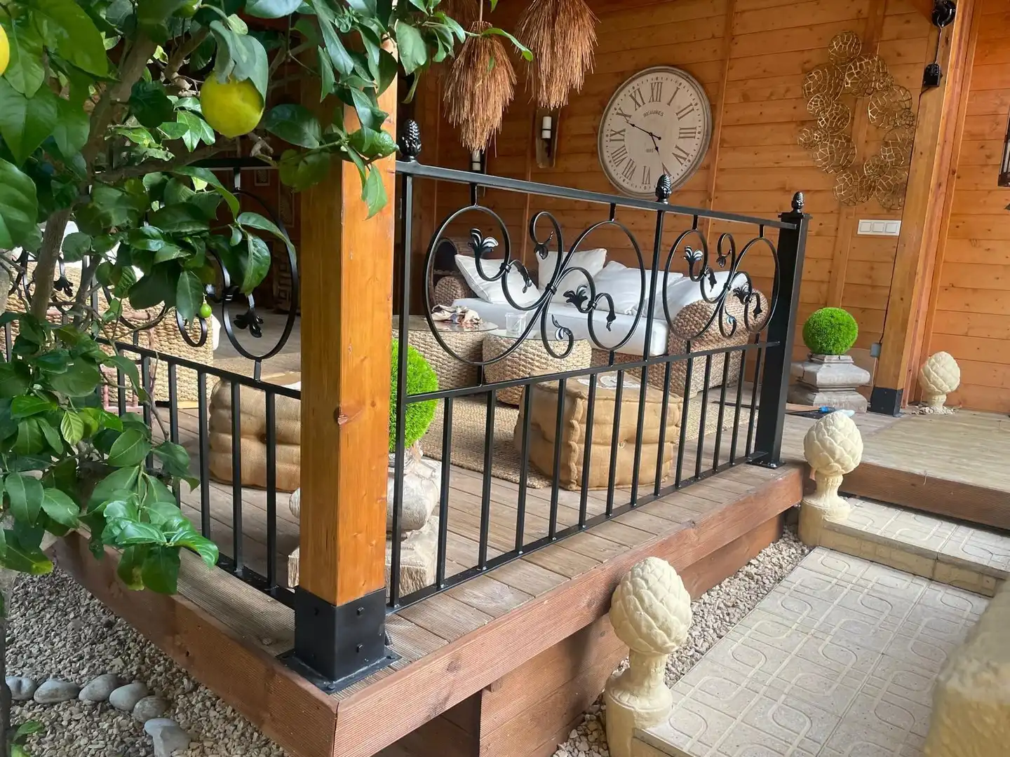 Terrassa de Casa o xalet de lloguer en L'Alfàs del Pi amb Aire condicionat, Jardí privat i Terrassa