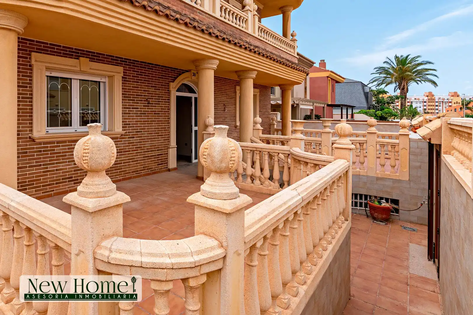 Terraza de Casa o chalet en venta en Roquetas de Mar con Aire acondicionado, Terraza y Amueblado