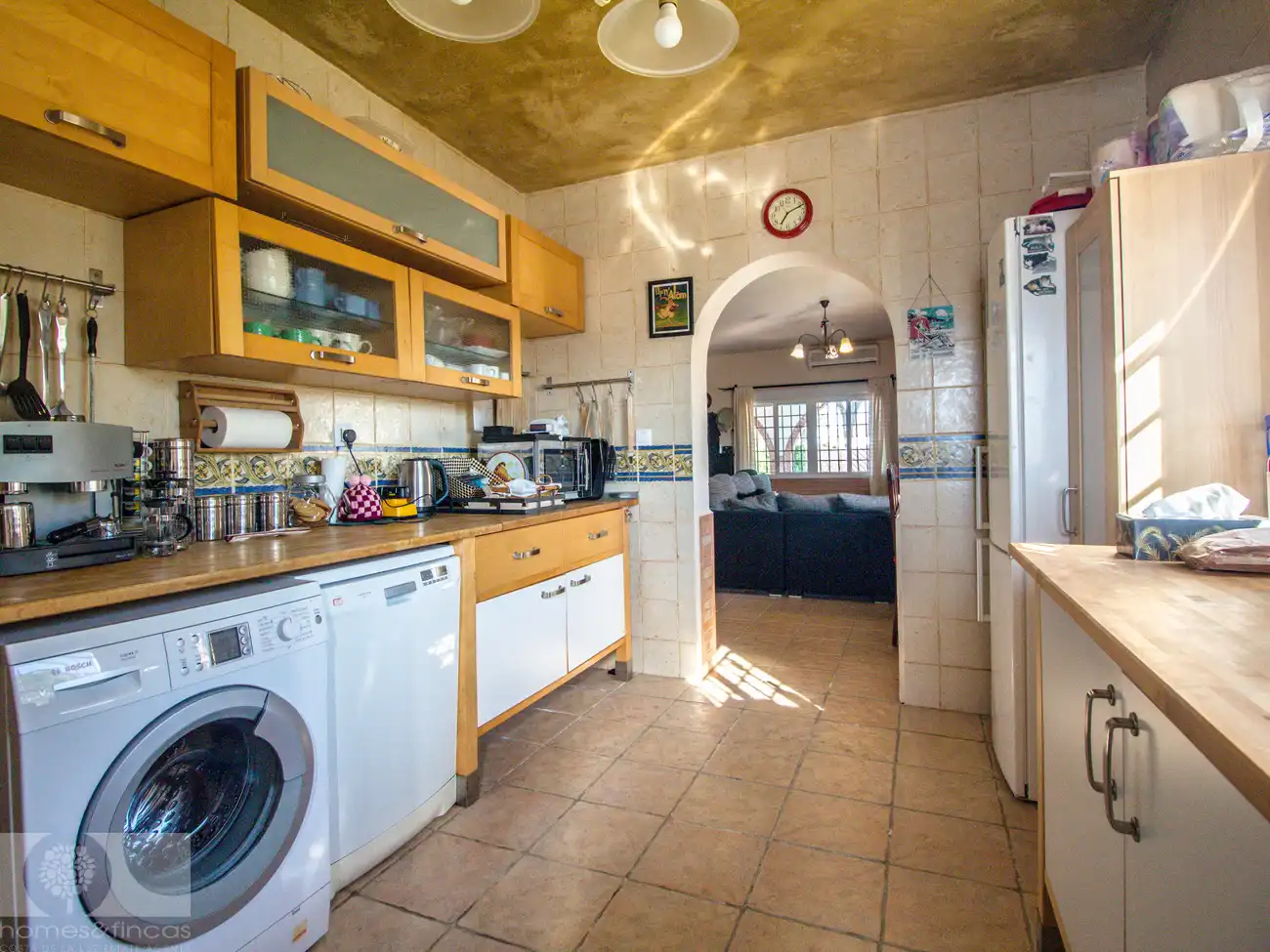 Cocina de Finca rústica en venta en Cartaya con Jardín privado, Piscina y Amueblado