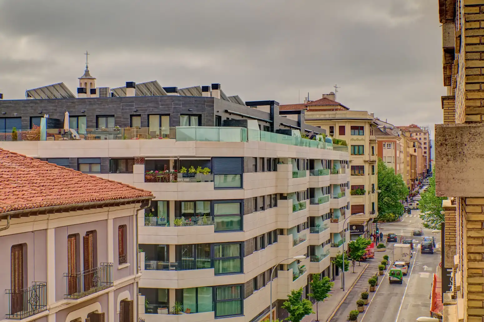 Vista exterior de Oficina en venda en  Pamplona / Iruña amb Calefacció