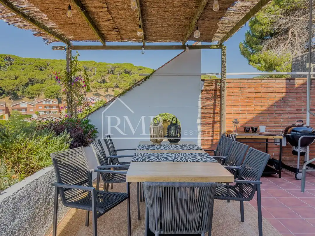 Terrace of Detached homes for sale in Sant Andreu de Llavaneres  with Air Conditioner, Heating and Terrace