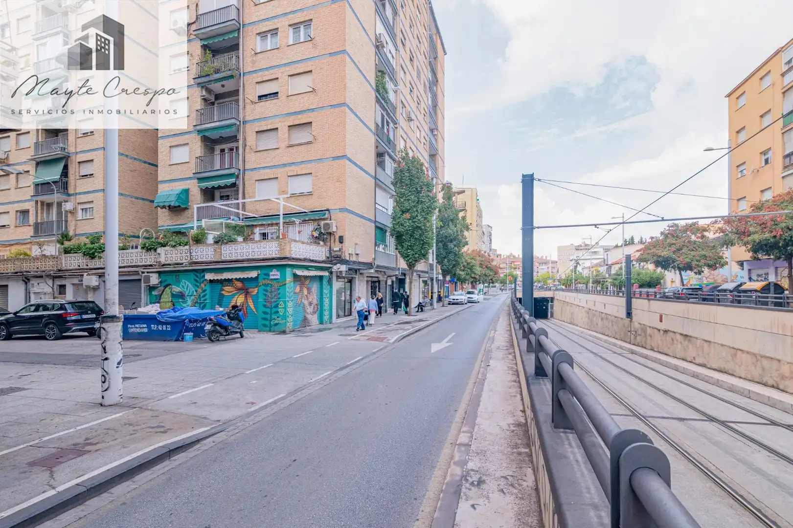 Vista exterior de Piso en venta en Granada con Aire acondicionado y Balcón