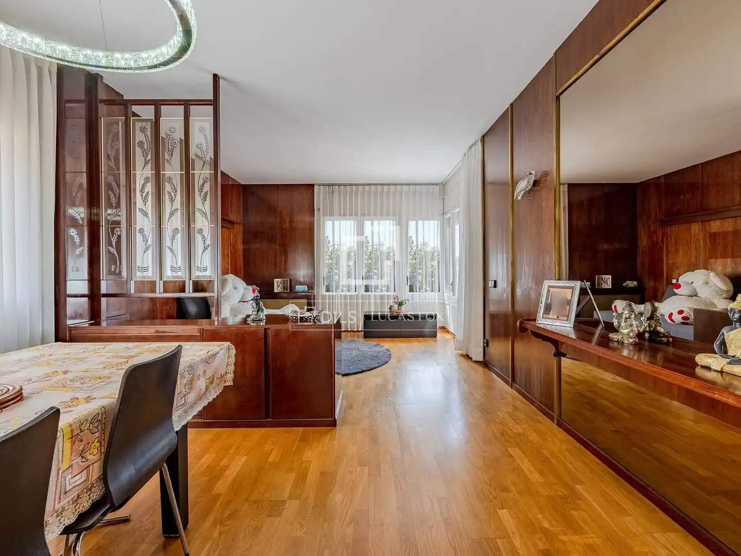 Living room of Houses for sale in Sant Just Desvern  with Air Conditioner, Private garden and Terrace