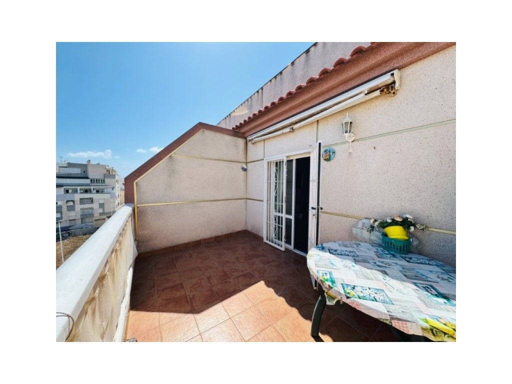 Terrace of Apartment for sale in Torrevieja  with Air Conditioner, Oven and Washing machine