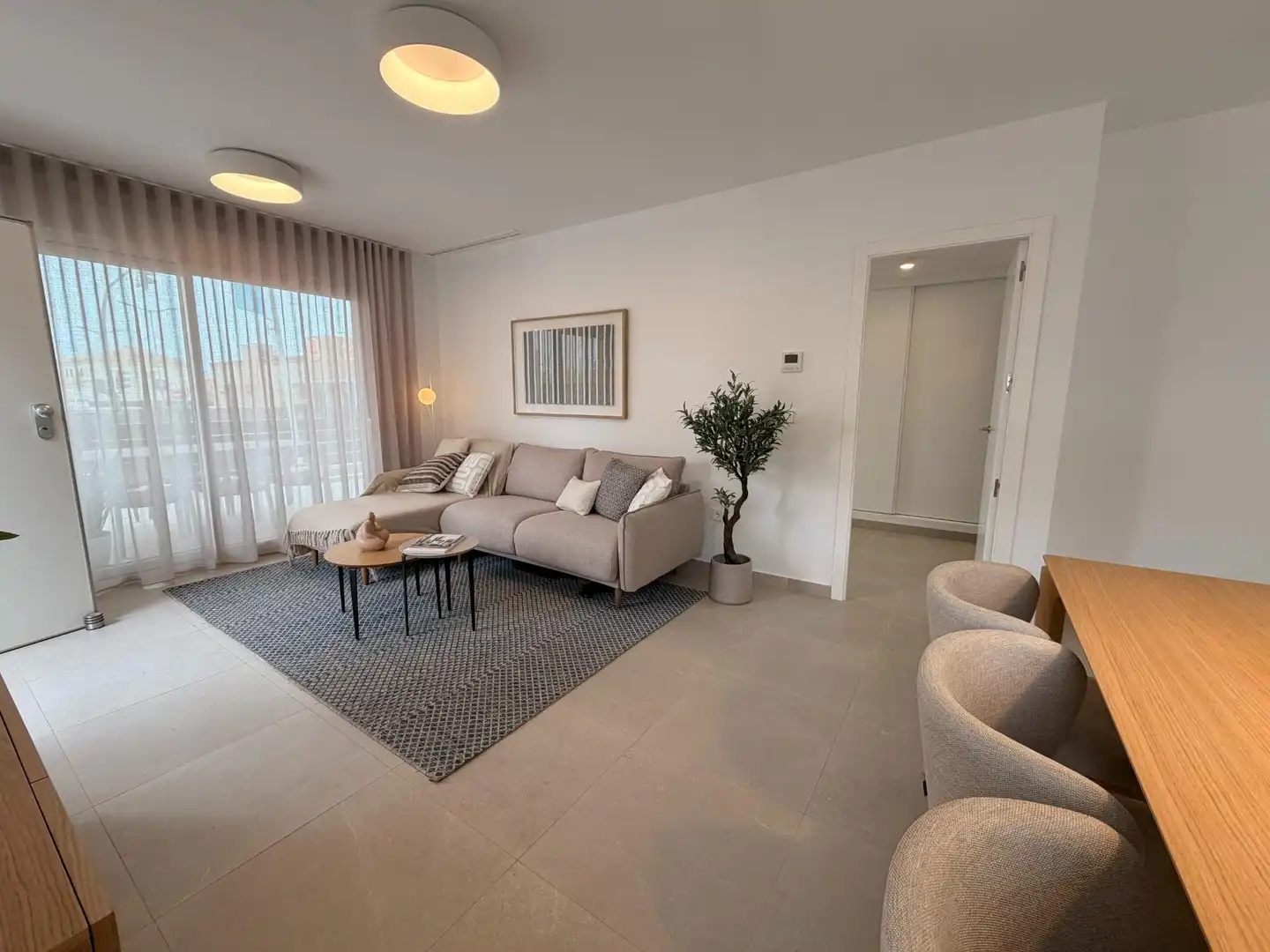 Sala d'estar de Apartament en venda en Pilar de la Horadada ciudad