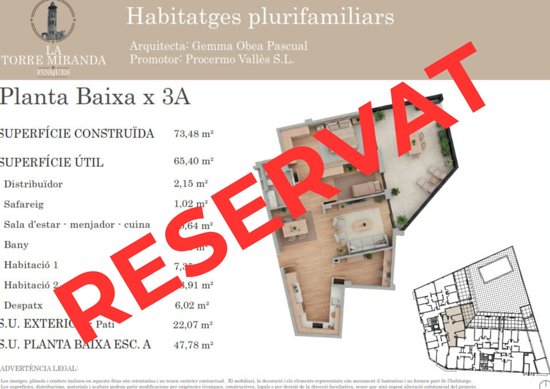 Planta baja en venta en Carrer Montseny, 19, Llinars del Vallès