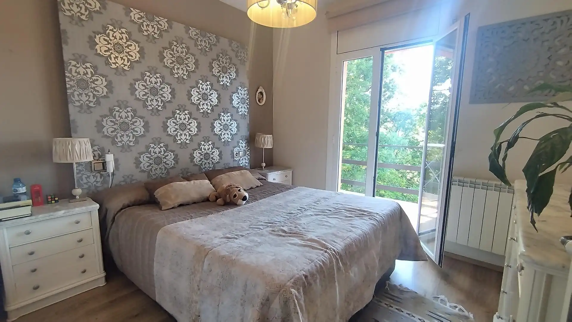 Schlafzimmer von Haus oder Chalet zum Verkauf in Santa Maria de Palautordera mit Heizung und Balkon