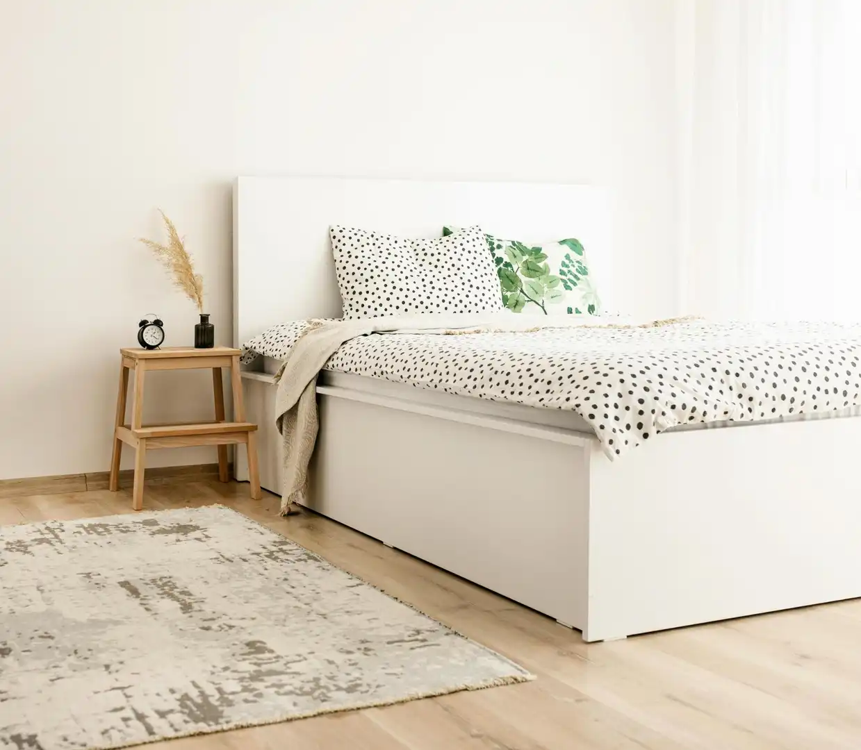 Schlafzimmer von Wohnung zum Verkauf in Badalona mit Parkett