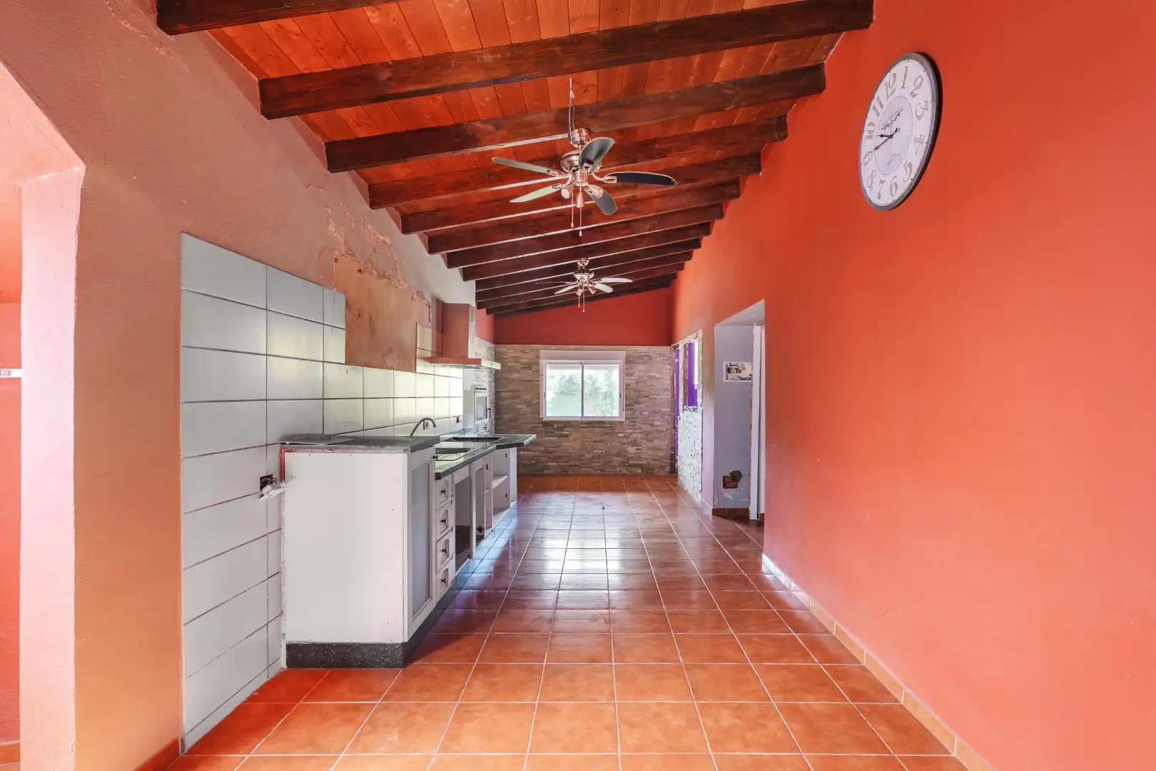Cuina de Casa o xalet en venda en El Rosario amb Jardí privat, Terrassa i Forn