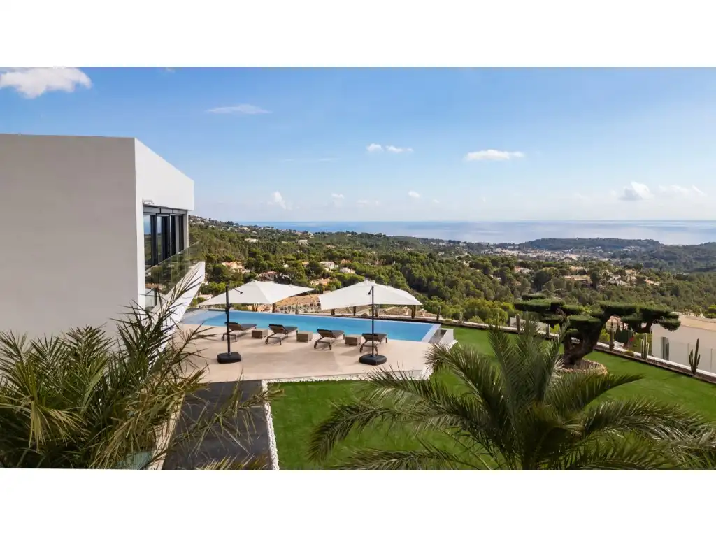 Vista exterior de Casa o chalet en venta en Altea con Aire acondicionado, Calefacción y Jardín privado