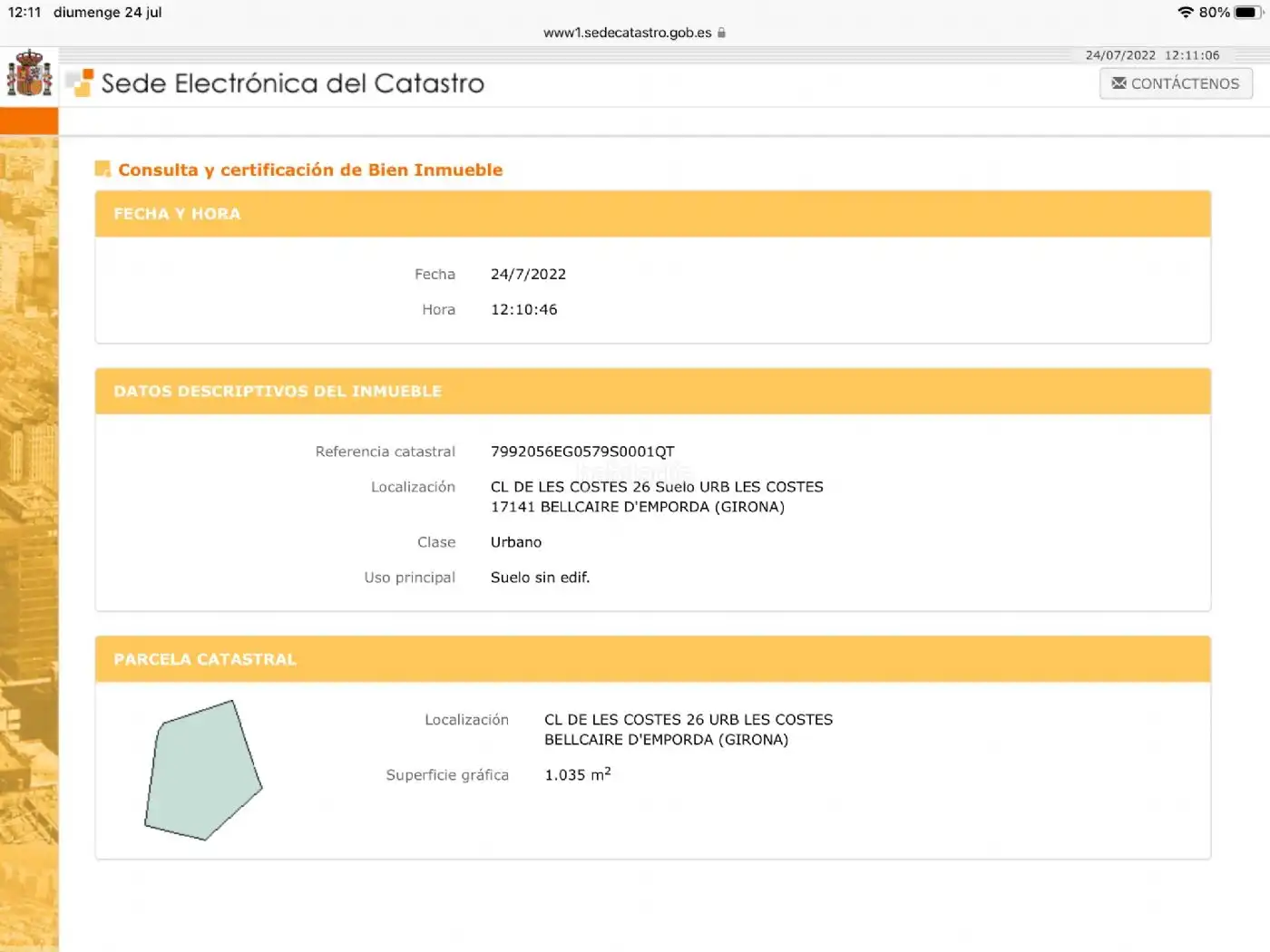 Residential land for sale in Carrer de les Costes 17, imagen 4