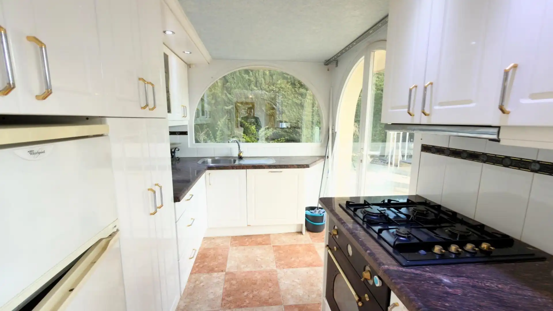 Cocina de Casa o chalet en venta en La Nucia con Aire acondicionado, Jardín privado y Terraza