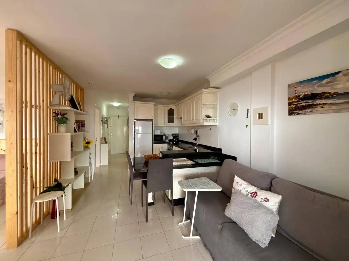 Cuina de Apartament de lloguer en Santiago del Teide amb Terrassa, Moblat i Balcó