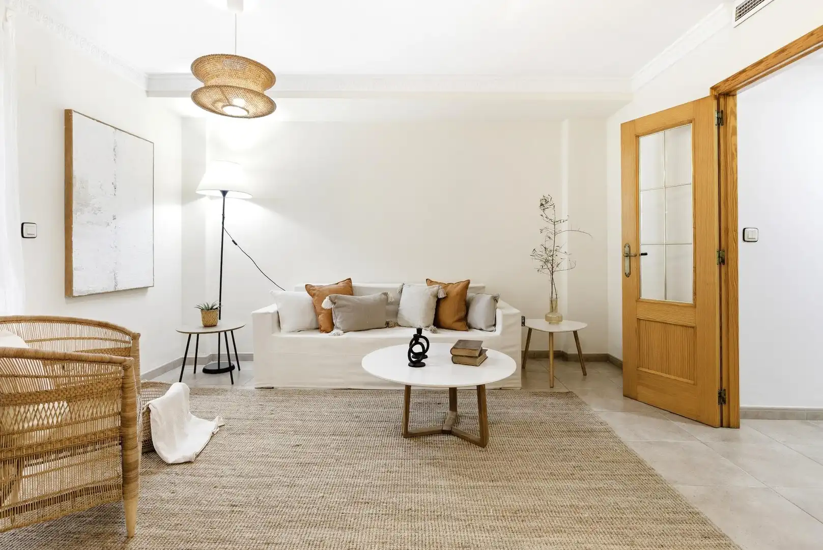 Sala de estar de Casa adosada en venta en Xàtiva con Aire acondicionado, Terraza y Trastero