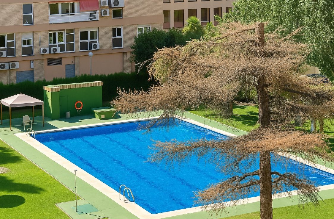 Piscina de Pis en venda en Alicante / Alacant amb Aire condicionat, Calefacció i Terrassa