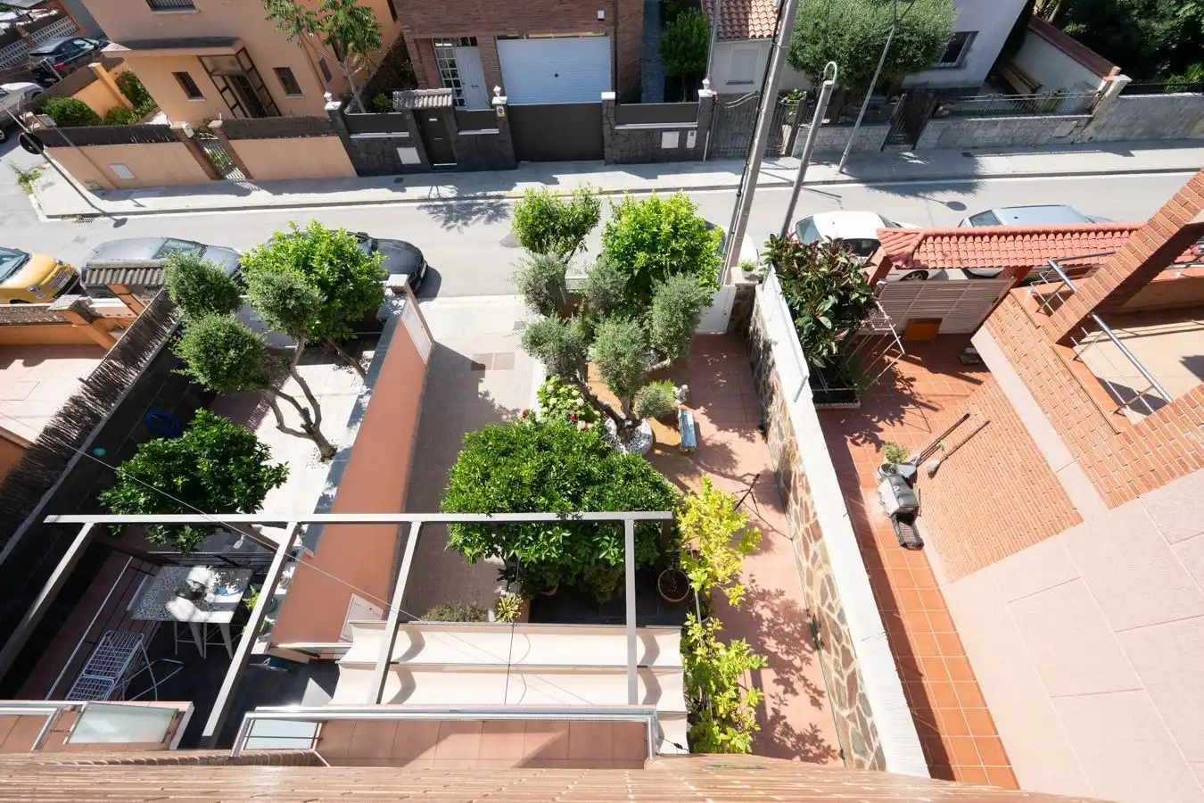 Terrassa de Casa adosada en venda en Montcada i Reixac amb Calefacció, Jardí privat i Terrassa