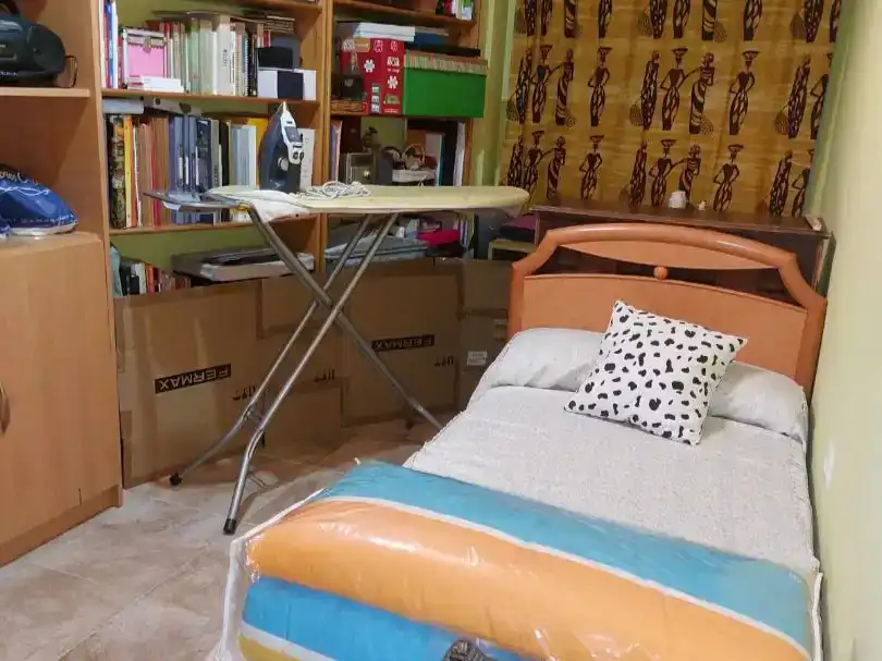 Bedroom of Flat for rent in  Valencia Capital  with Air Conditioner and Balcony