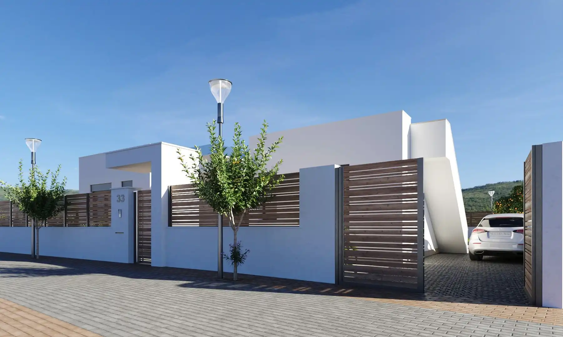 Vista exterior de Finca rústica en venta en Alhama de Murcia con Aire acondicionado, Jardín privado y Piscina